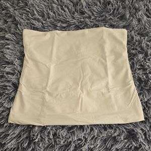 Elegant Cream Crop Top